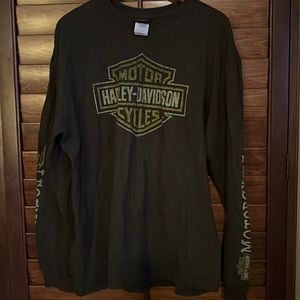 Harley Davisson Mens long sleeve t-shirt size XL